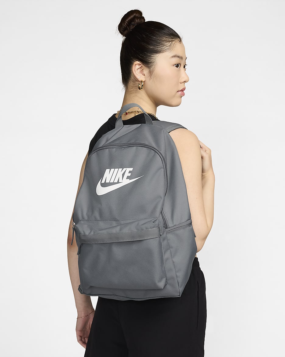 Nike heritage backpack grey cheap